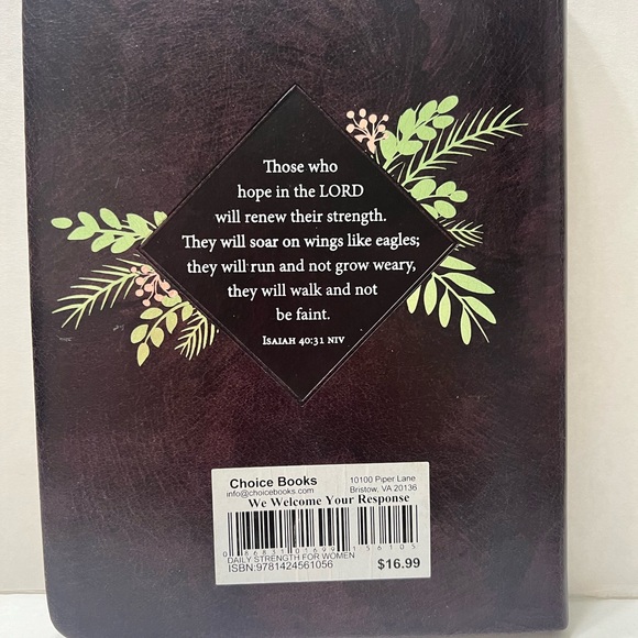 Choice Books 365 Days Devotional Daily Strength For Women Book - Picture 3 of 6
